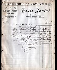 VESDUN (18) Ets de MACONNERIE