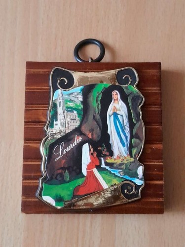 Cadre bois religieux - , pieux