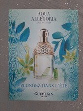 Publicité papier Parfum. Guerlain Aqua Allegoria de 2004 - Perfume Ad 