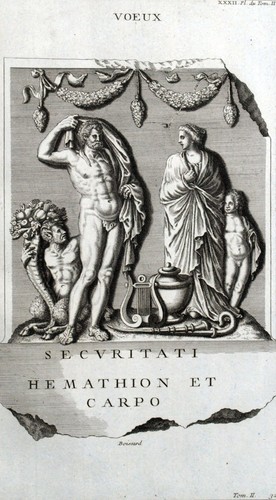 Statue voeux mythologie carpo - statue,