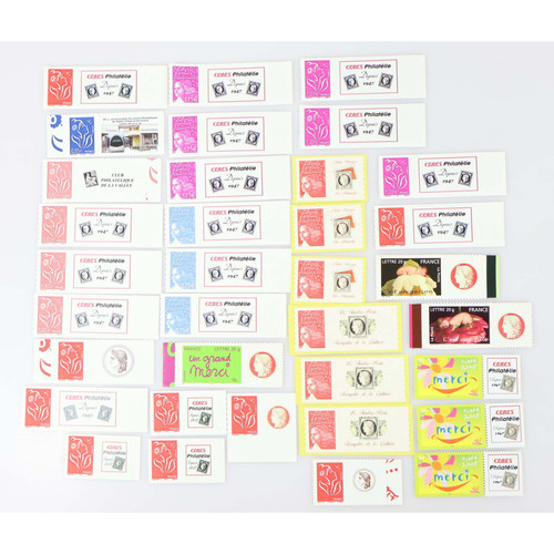 Lot timbres personnalisés - timbres,