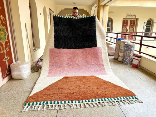 Tapis laine berbère - laine,