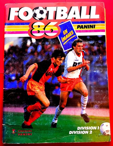 Football 1986 album panini - football,