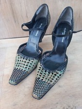 CHAUSSURES ESCARPINS STEPHANE KELIAN CUIR TRESSE TAILLE 9