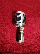 Microphone dynamique Shure Super 55 style vintage utilisé son de haute qualité