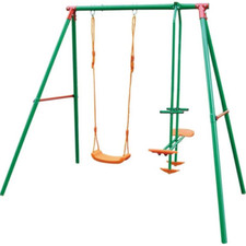 Balançoire 2 barres My Garden SGN-02H 206x156x196h cm en acier pour enfants