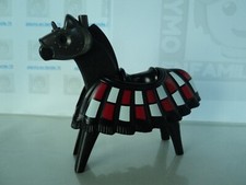 PLAYMOBIL vintage médiéval château chevaliers cheval parure du set 3888 de 1997