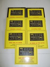 Lots  "les maitres du mystere" 7 cd + 34 K7 audio