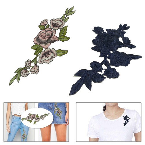 Patch floral coudre - patch,