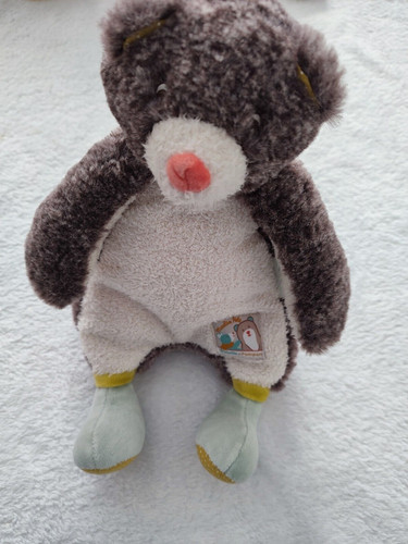 Peluche doudou ours beige - ours,