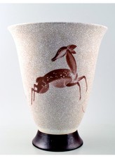 Vase art déco en porcelaine
