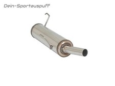 Ragazzon Inox Échappement Sport Peugeot 206 1.6 16V 50mm Rond Angle Vif