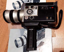 Ancien CAMESCOPE CANON AUTO ZOOM 814 ELECTRONIC. SUPER 8 .Vintage + la notice