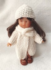 ? Ensemble tricot blanc cassé pour poupée Mini Corolline 20 cm Corolle ?