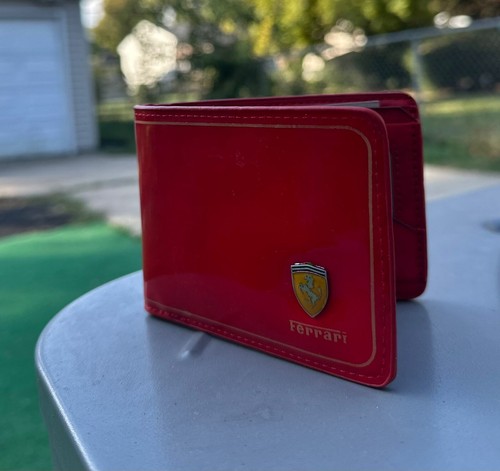 Ferrari red men wallet - ferrari,