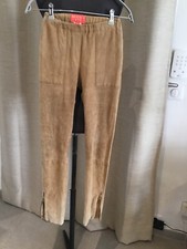 Très Beau Pantalon Legging Daim strech Beige Manoush 34 Tbe Authentique 
