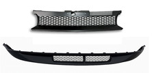 Spoiler Rajout Pare-Choc Avant 25ème Anniv Calandre Noir Pour VW Golf 4 97-06