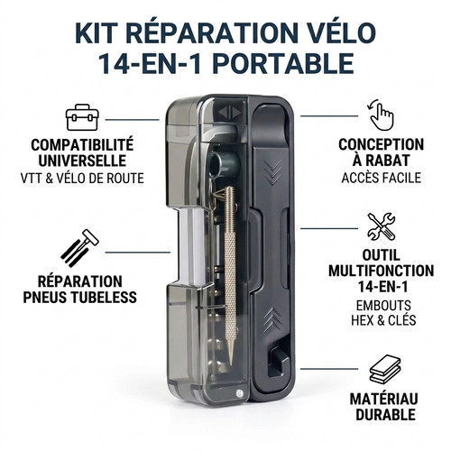 Outil velo multi fonction - outil,