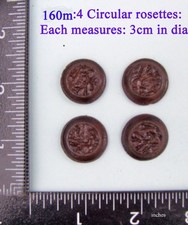 160M "4 Circular badges" clock