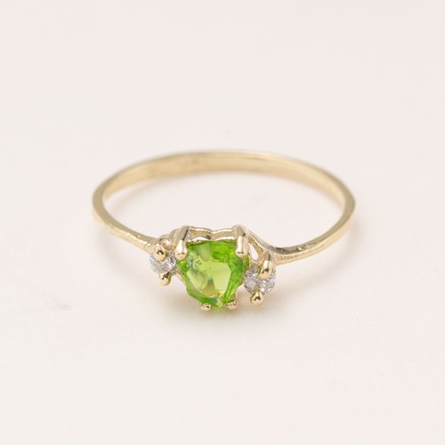 Bague jaune 10k - bague, avec