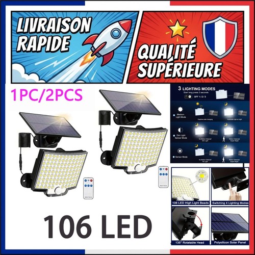 Projecteur solaire extérieur