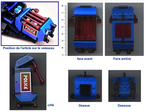 Lego partie arriere amovible - :,