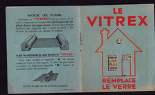 VOULPAIX & VERVINS (02) USINES de SIMILI-VERRE "VITREX" Carnet avec Echantillon