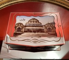 c.1900 - Boite à Bijoux du Grand Casino de VICHY. Facettes avec miroir