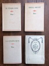 Honoré de Balzac lot 4 romans collection Nelson - sans jaquette