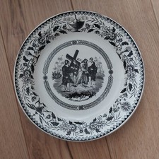 Assiette Vie de JESUS 6 Montereau EN CREUX louis Lebeuf