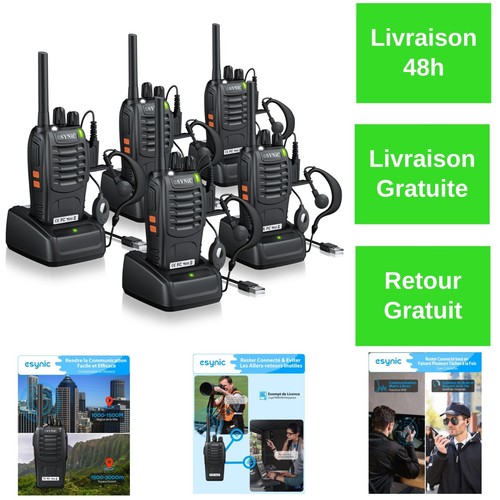 Esynic talkie walkie radio - talkie,