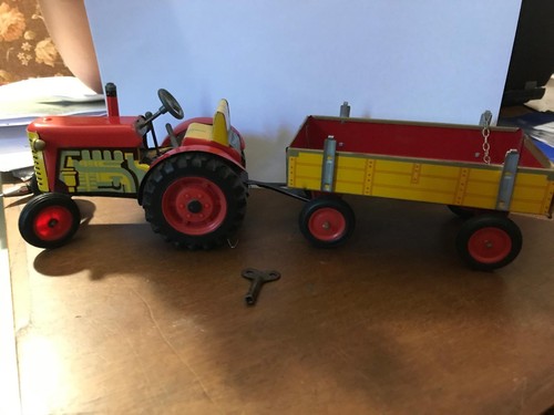 Tracteur zetor avec remorque - tracteur,