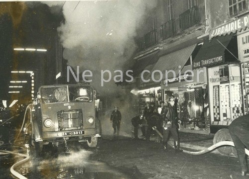 Marseille vers 1960 incendie - vers,
