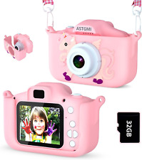 Appareil Photo Numérique Pour Enfants Mini Caméra Rechargeable Cadeau + 32Go SD