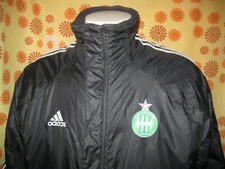 Ancienne VESTE PARKA ADIDAS ASSE AS SAINT-ETIENNE XL 186 Football Foot Les Verts