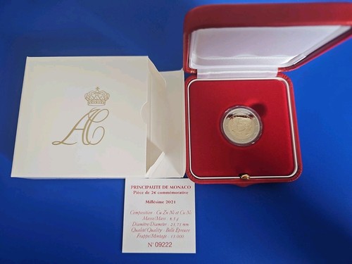 Euro commemorative monaco - be,