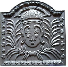 Plaque de Cheminée en Fonte