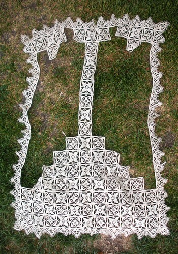 Plastron surtout ancien - plastron/surtout,