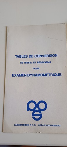 Tables conversion - tables, de