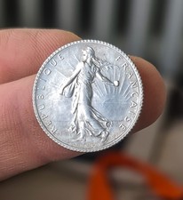 Pièce de 1 franc argent semeuse 1916