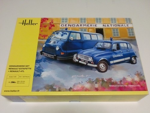 Heller renault estafette - 1/24,