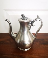 Ancienne Verseuse À Café Théière James Dixon & Sons Sheffield Cafetière