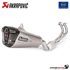 Echappement complet Akrapovic homologué titane Yamaha Tmax 530 2017-2019
