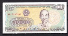 BILLET DE BANQUE VIET NAM 1000 DONG 1988 PICK 106 NEUF UNC