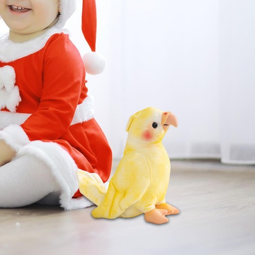 Perroquet peluche jaune - en,