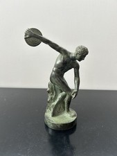 BRONZE DISCOBOLE BELLE PATINE 