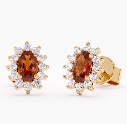 Boucle oreille fleur en - d’oreille,