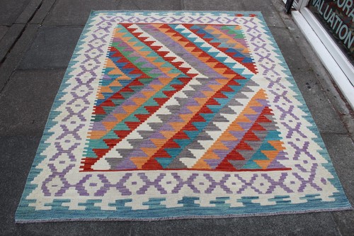 Tapis kilim vintage - vintage, main