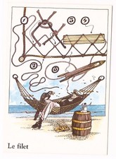 Carte postale LE FILET - HAMAC - 1983