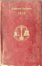 ALMANACH HACHETTE 1916 Vierge